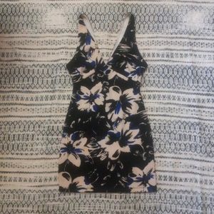 Floral Stretchy Mini Dress